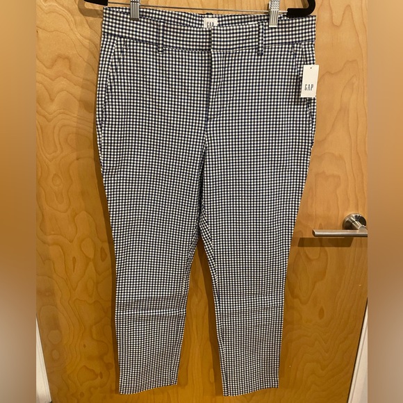 NWT navy blue and white pants - Picture 1 of 6